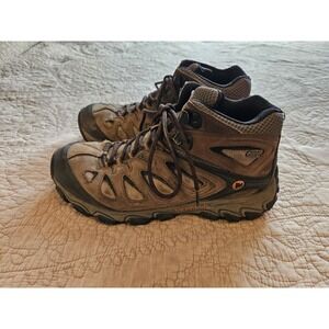 Merrell Men's Pulsate Mid Waterproof Hiking Boot Black/Bracken J24749 Size 8.5